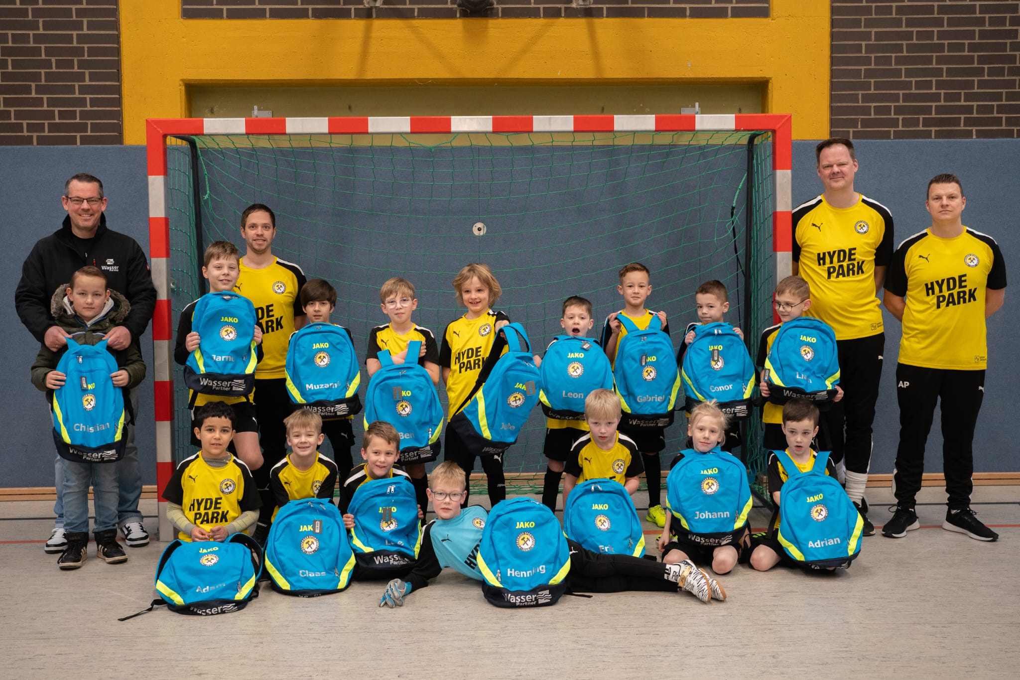 Die F- Jugend sagt Danke