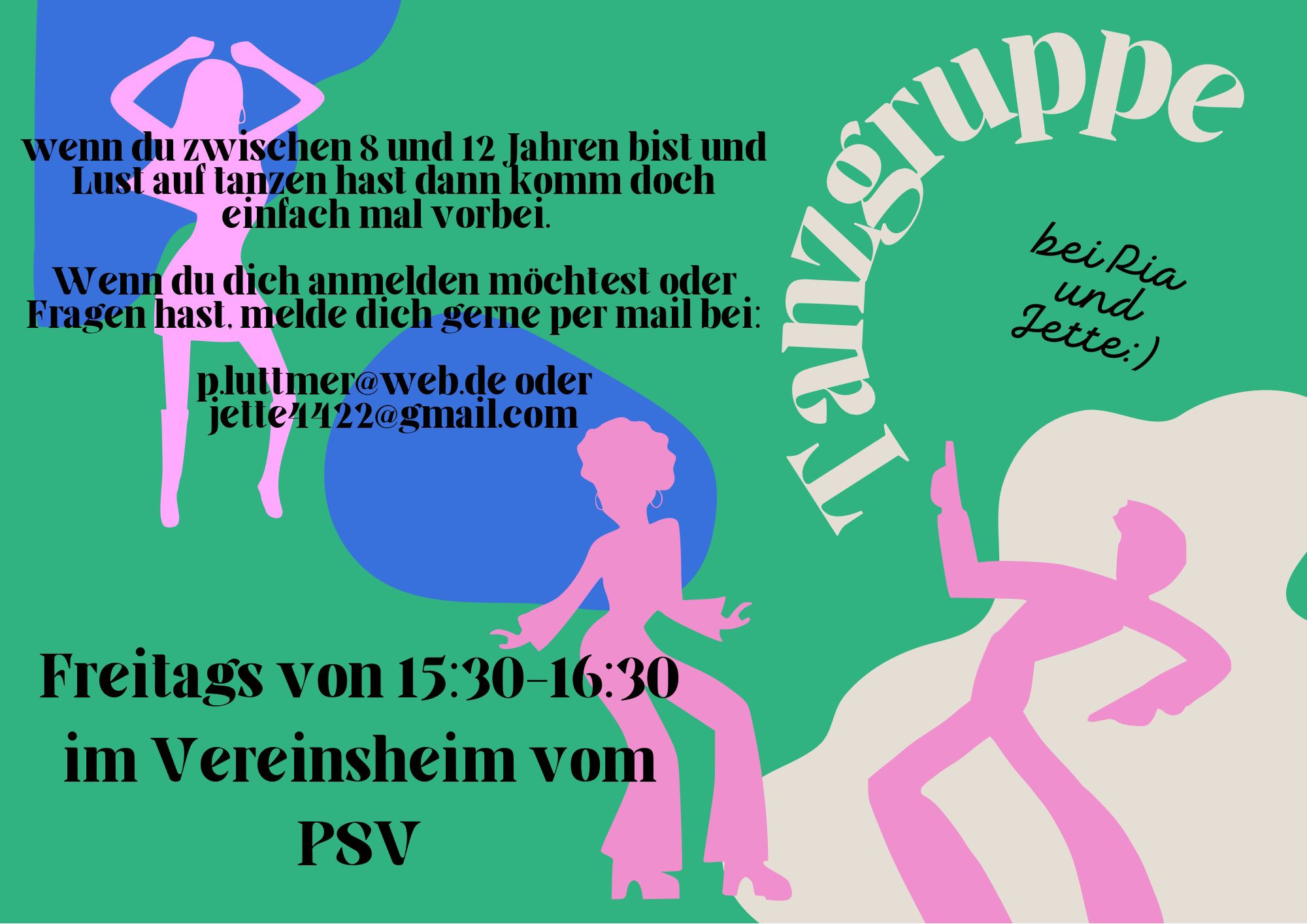 Tanzgruppe am Freitag