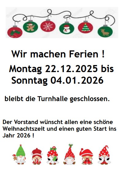 Sport in der Weihnachtszeit