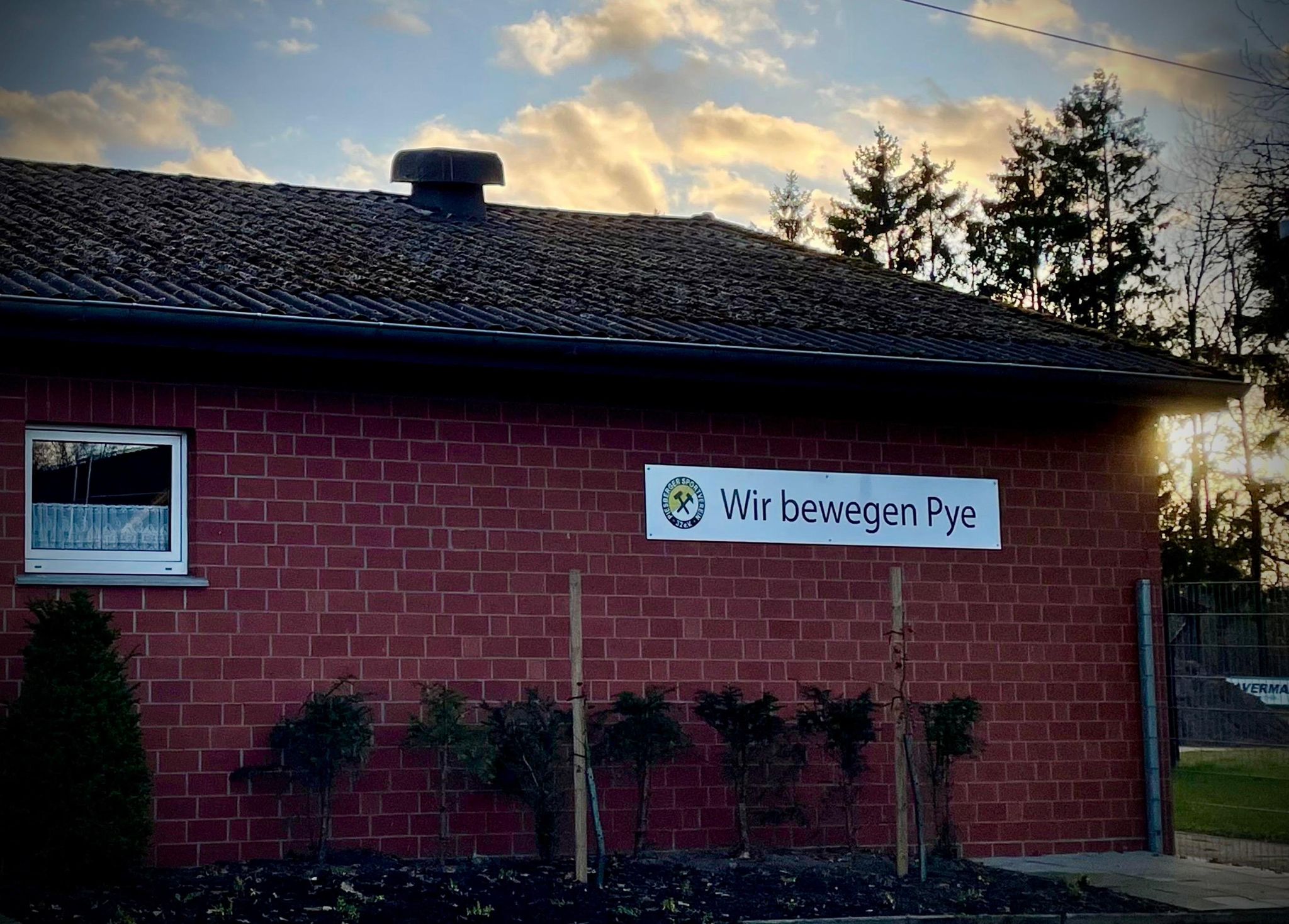 Frischer Blick auf das Vereinsgelände